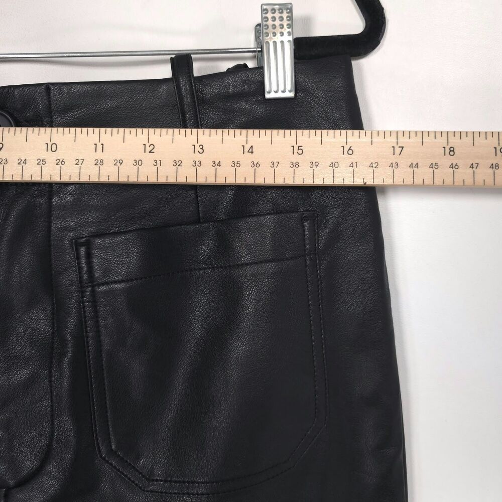 ANTHROPOLOGIE MAEVE Women's Colette Straight Pencil Skirt MEDIUM Faux Leather - Picture 5 of 16